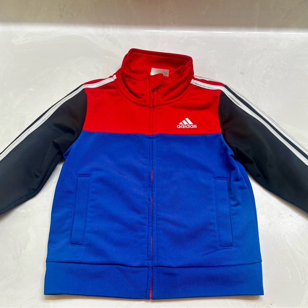 Adidas Vibrant Red and Blue Jacket